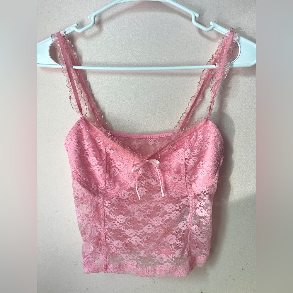 Super cute pink crop top